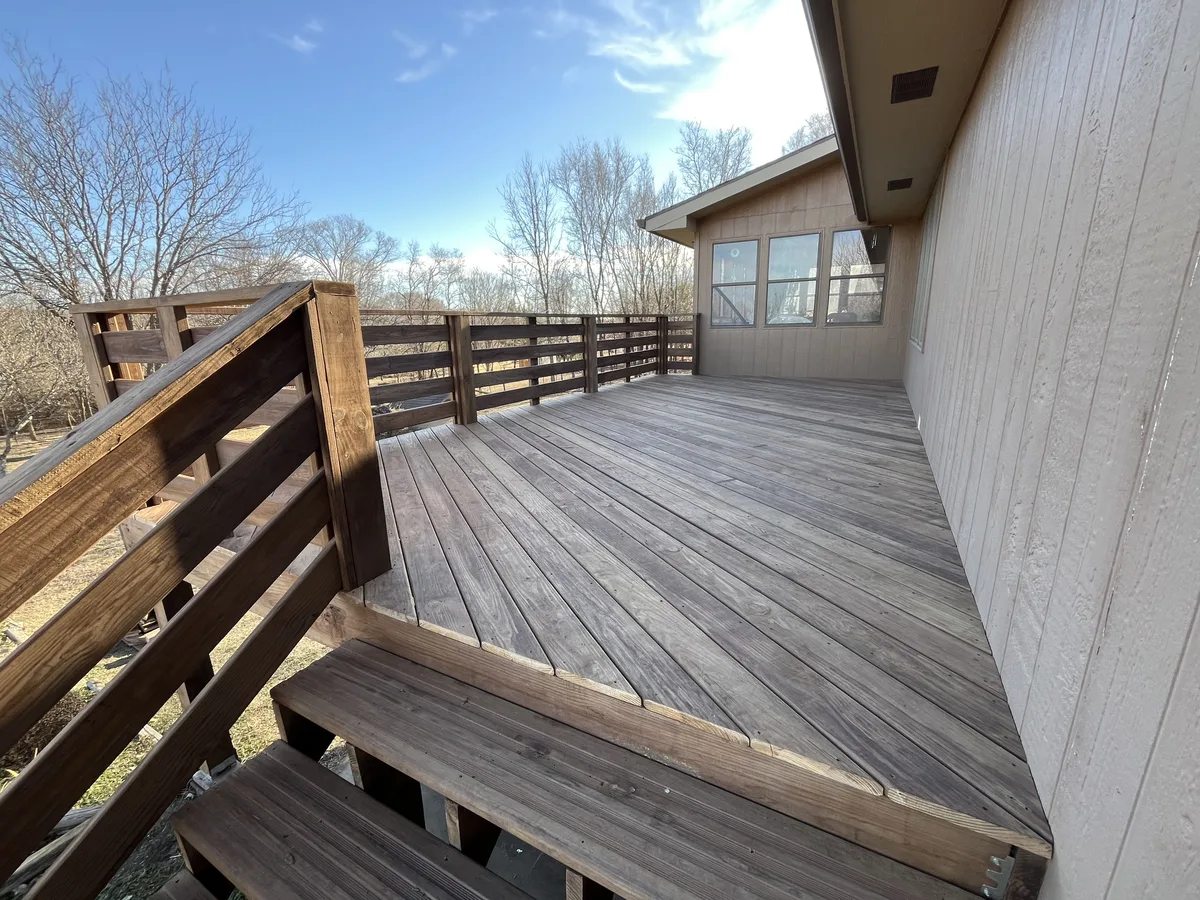 Exterior renovation work in Shawnee County